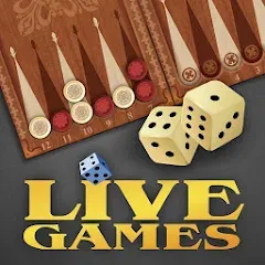 Скачать взломанную Backgammon LiveGames online  [МОД Меню]