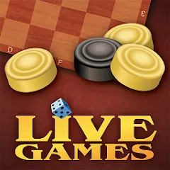 Взломанная Checkers LiveGames online  [МОД Unlimited Money]