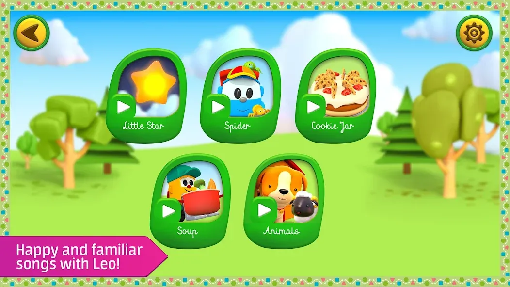 Leo kids songs and music games [МОД Unlimited Money] Screenshot 4