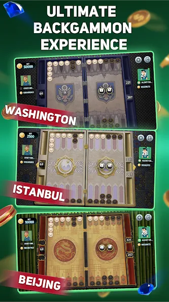 Backgammon Tournament [МОД Unlimited Money] Screenshot 2