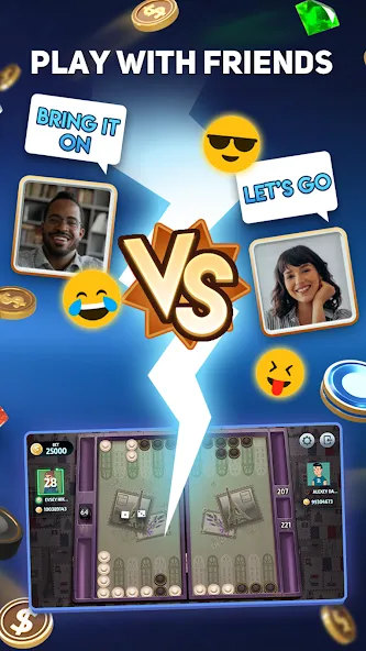 Narde Tournament [МОД Бесконечные деньги] Screenshot 4