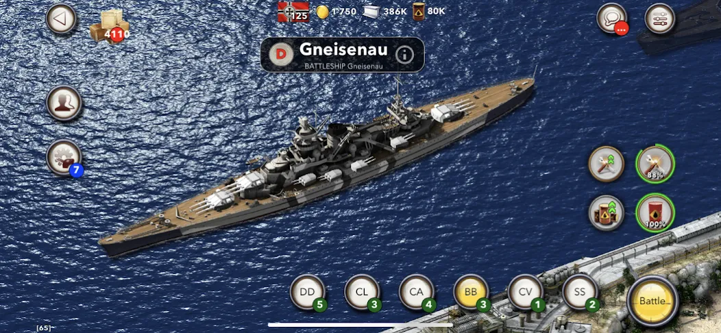 Navy Field: Online Sea Battles (НеиФилд) [МОД Много денег] Screenshot 2