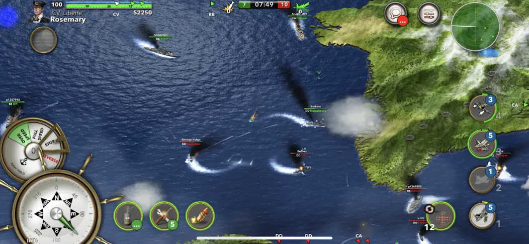 Navy Field: Online Sea Battles (НеиФилд) [МОД Много денег] Screenshot 4