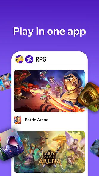 Yandex Games RPG and Role [МОД Меню] Screenshot 2