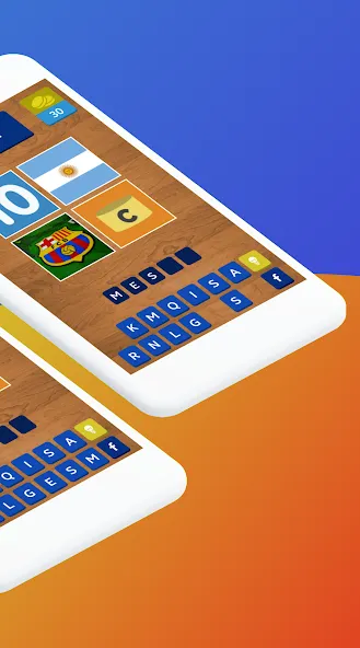 4 Pics 1 Footballer (Картинки 1 Футболист) [МОД Menu] Screenshot 2