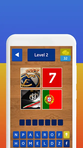 4 Pics 1 Footballer (Картинки 1 Футболист) [МОД Menu] Screenshot 5
