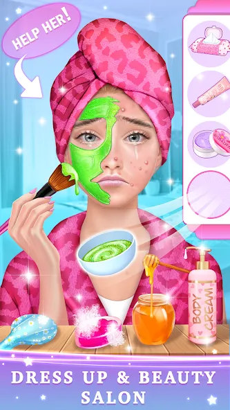 BFF Makeover - Spa & Dress Up [МОД Бесконечные монеты] Screenshot 1