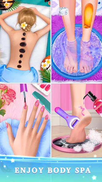 BFF Makeover - Spa & Dress Up [МОД Бесконечные монеты] Screenshot 2