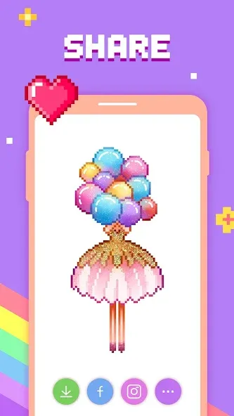 Paint by Number - Pixel Art [МОД Бесконечные деньги] Screenshot 5