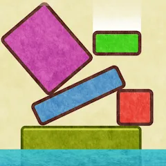 Скачать взломанную Drop Stack Block Stacking Game (Дроп Стэк блочная игра с укладкой блоков)  [МОД Unlocked]