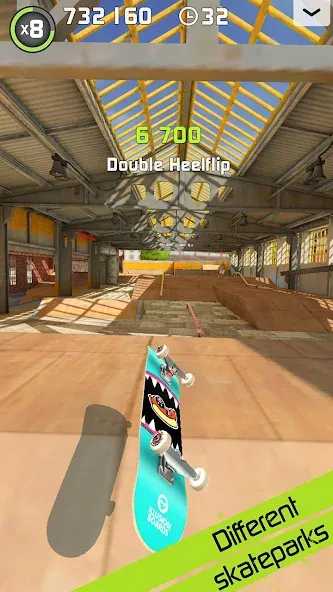 Touchgrind Skate 2 (Тачгринд Скейт 2) [МОД Unlocked] Screenshot 3