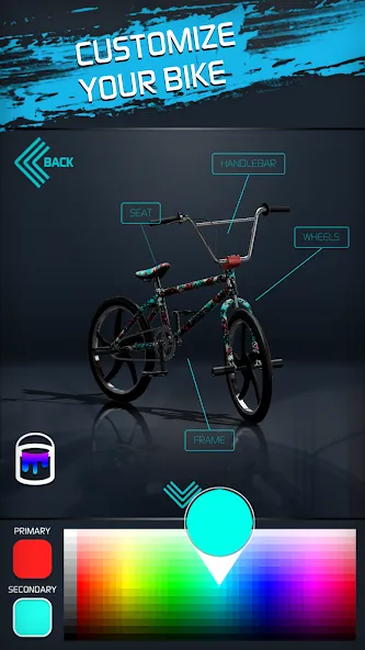 Touchgrind BMX 2 (Тачгринд ВМХ 2) [МОД Menu] Screenshot 2