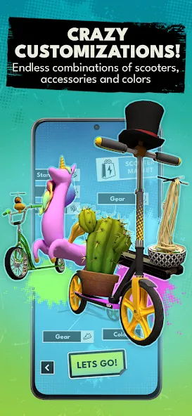 Touchgrind Scooter (Тачгринд Скутер) [МОД Все открыто] Screenshot 5