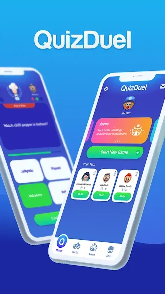 QuizDuel! Quiz & Trivia Game [МОД Много денег] Screenshot 1