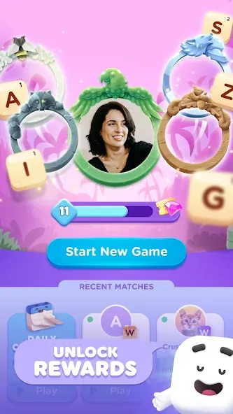 Wordzee! - Social Word Game [МОД Много денег] Screenshot 4