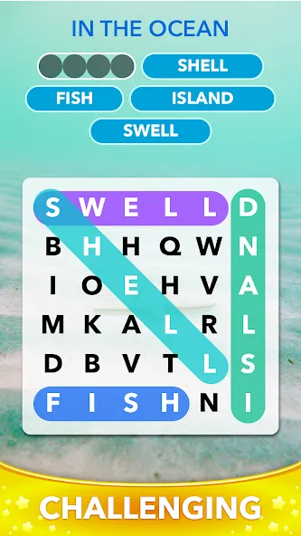 Word Heaps Search - Word Games (Ворд Хипс Срч) [МОД Бесконечные монеты] Screenshot 3
