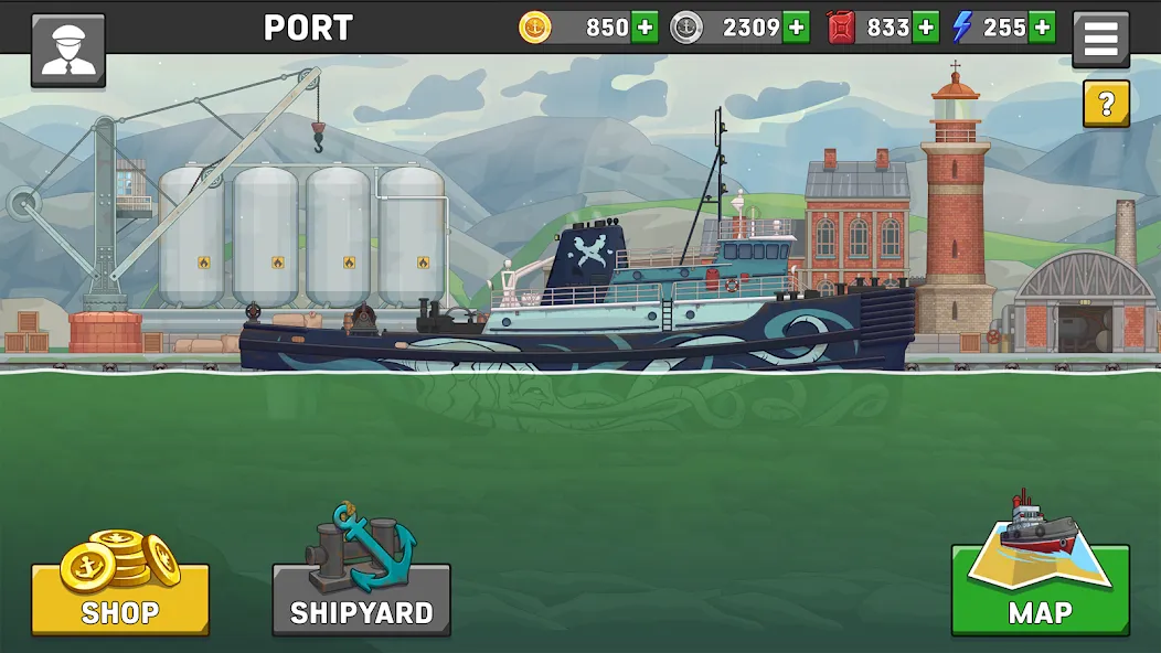 Ship Simulator: Boat Game (Шип Симулятор) [МОД Бесконечные монеты] Screenshot 1