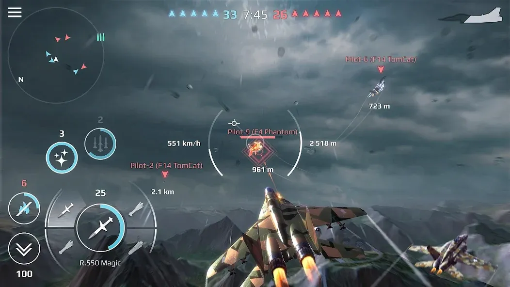 Sky Combat: War Planes Online (Скай Комбат) [МОД Unlocked] Screenshot 1