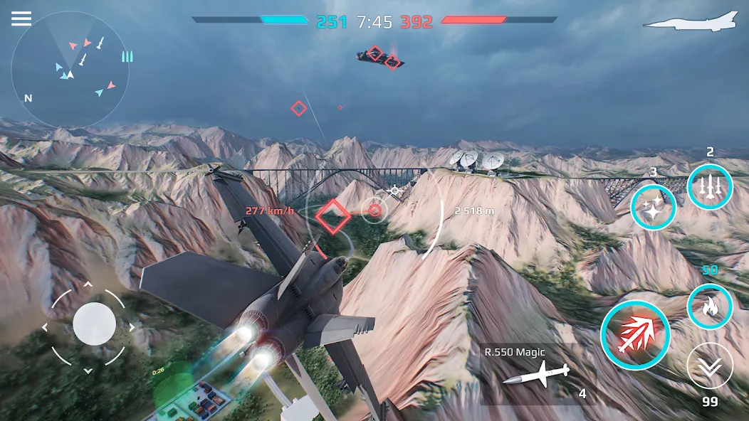 Sky Combat: War Planes Online (Скай Комбат) [МОД Unlocked] Screenshot 2