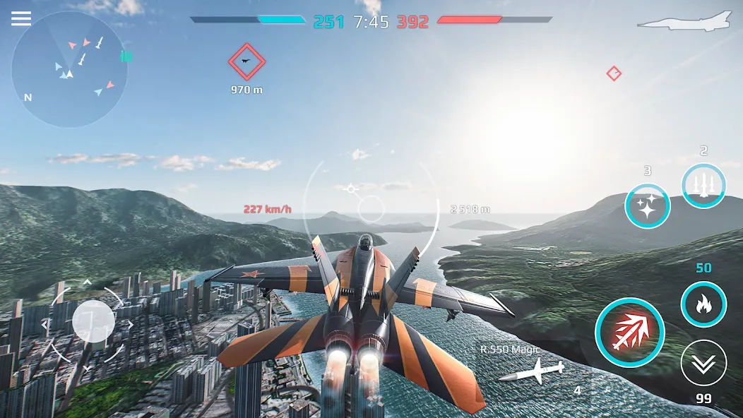 Sky Combat: War Planes Online (Скай Комбат) [МОД Unlocked] Screenshot 5
