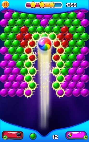 Bubble Shooter 2 (Бабл Шутер 2) [МОД Бесконечные монеты] Screenshot 2