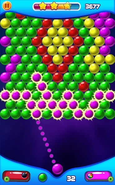 Bubble Shooter 2 (Бабл Шутер 2) [МОД Бесконечные монеты] Screenshot 4