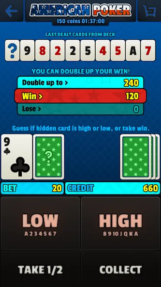 American Poker 90's Casino [МОД Много монет] Screenshot 4