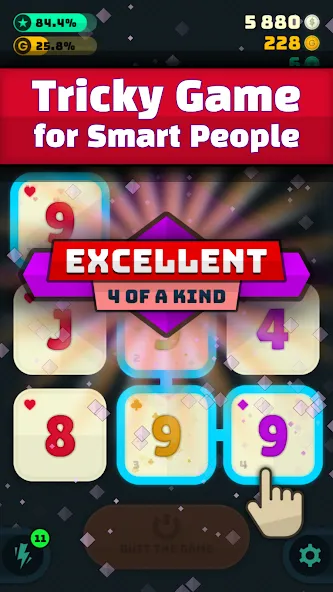 Merge Poker (Мердж Покер) [МОД Бесконечные монеты] Screenshot 1