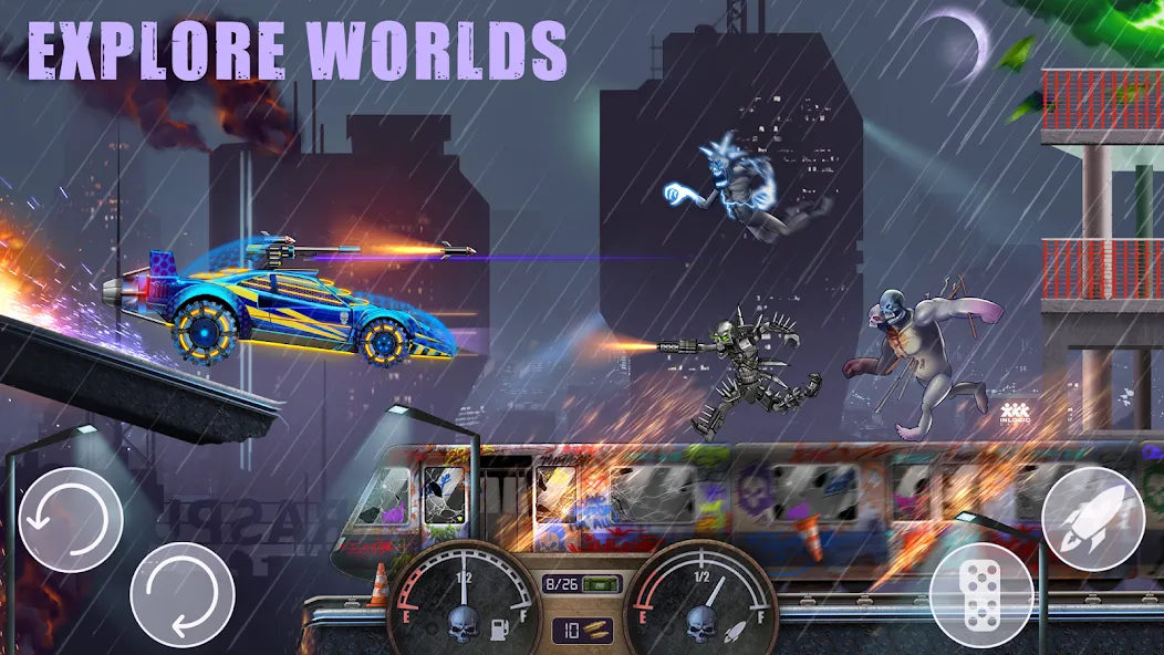 Zombie Hill Racing: Earn Climb (Зомби Хилл Рейсинг) [МОД Menu] Screenshot 4