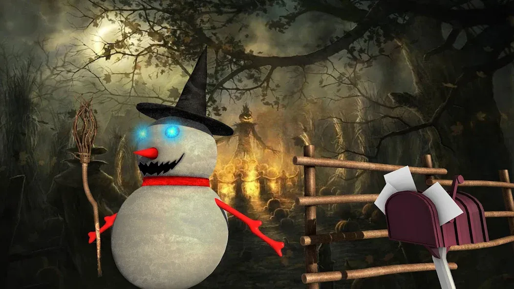 Evil Scary Snowman Games 3d (Ивил Скари Сноумэн Геймс 3д) [МОД Меню] Screenshot 2