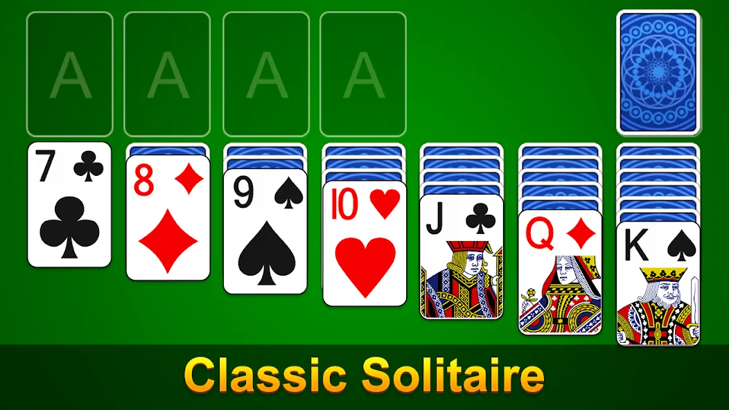 Solitaire - Classic Card Game (Солитер) [МОД Бесконечные монеты] Screenshot 1