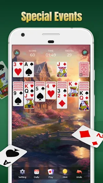 Solitaire - Classic Card Games [МОД Mega Pack] Screenshot 3