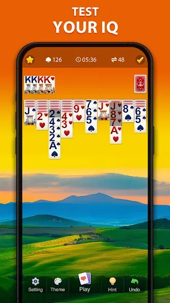 Spider Solitaire Classic [МОД Unlimited Money] Screenshot 4
