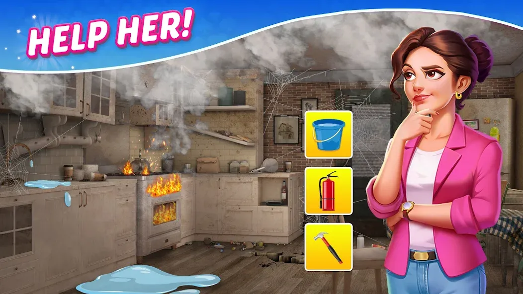 Solitaire Dream Decor (Дрим Декор) [МОД Unlocked] Screenshot 1