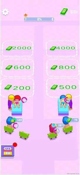 IDLE Spa Salon - 3D Arcade (Айдл Спа Салон) [МОД Unlimited Money] Screenshot 4