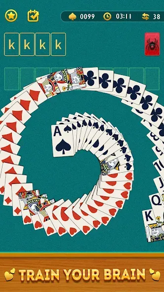 Spider Solitaire Card Game [МОД Menu] Screenshot 5