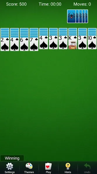 Spider Solitaire - Card Games [МОД Все открыто] Screenshot 4