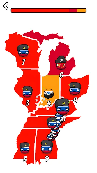 Country Balls Io: Battle Arena (Кантри Болс Ио) [МОД Меню] Screenshot 5