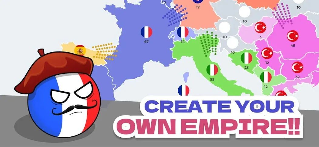 State Battle Conquer Territory (Конквер Стейт) [МОД Menu] Screenshot 5