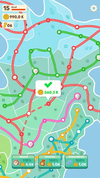 State Railroad: Train Game (Стейт Рейлроуд) [МОД Много монет] Screenshot 2