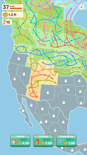 State Railroad: Train Game (Стейт Рейлроуд) [МОД Много монет] Screenshot 4