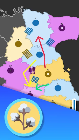 Territory games: tactics war (Тактикс ио) [МОД Много монет] Screenshot 4