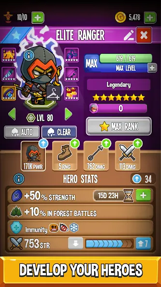 Five Heroes: The King's War (Файв Хироес) [МОД Menu] Screenshot 4