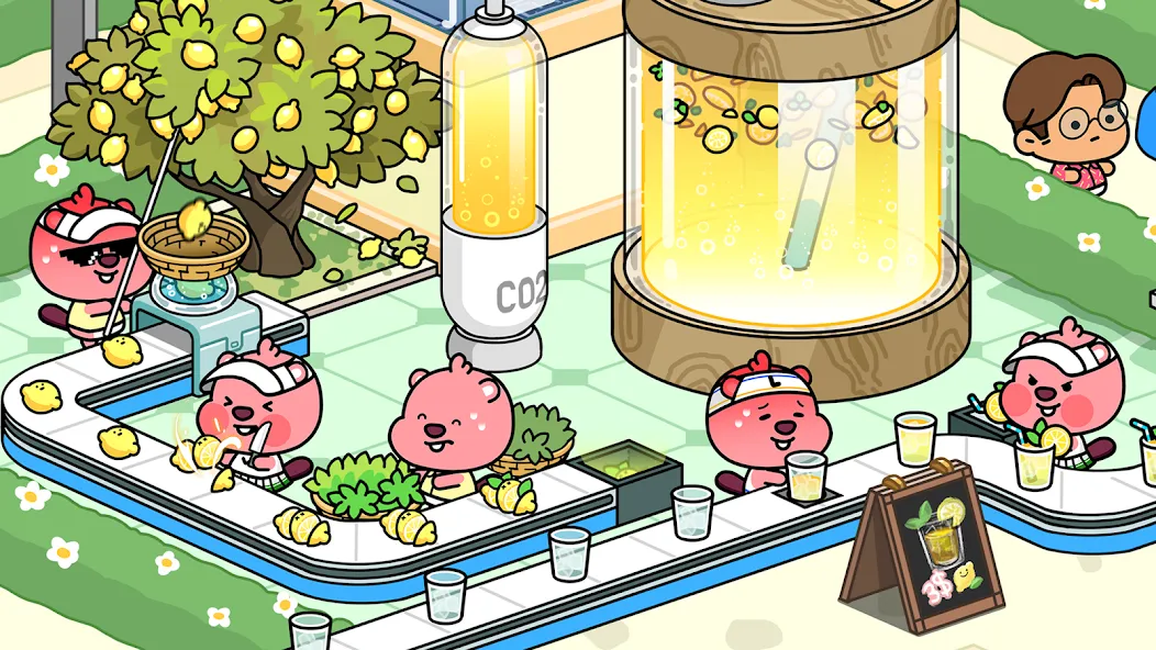 Zanmang Loopy : Idle Tycoon (Занманг Лупи) [МОД Меню] Screenshot 3