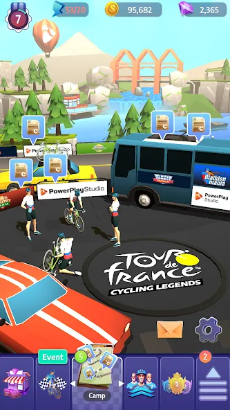 Tour de France Cycling Legends (Циклинг Легенды) [МОД Меню] Screenshot 3