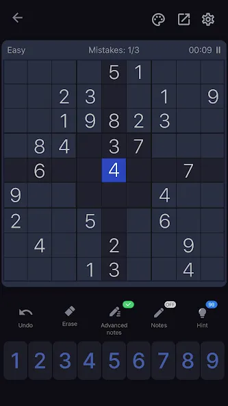 Sudoku - Classic Sudoku Puzzle [МОД Все открыто] Screenshot 2