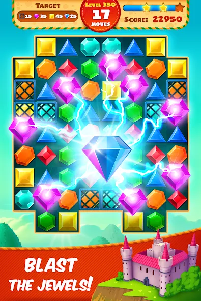 Jewel Empire : Quest & Match 3 [МОД Меню] Screenshot 4