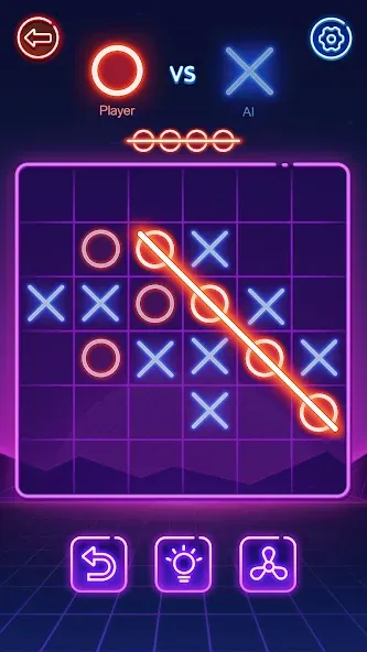 Tic Tac Toe 2 Player: XOXO [МОД Бесконечные деньги] Screenshot 2