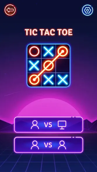 Tic Tac Toe 2 Player: XOXO [МОД Бесконечные деньги] Screenshot 3
