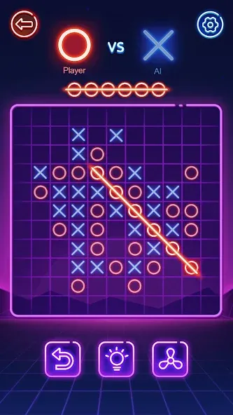 Tic Tac Toe 2 Player: XOXO [МОД Бесконечные деньги] Screenshot 5